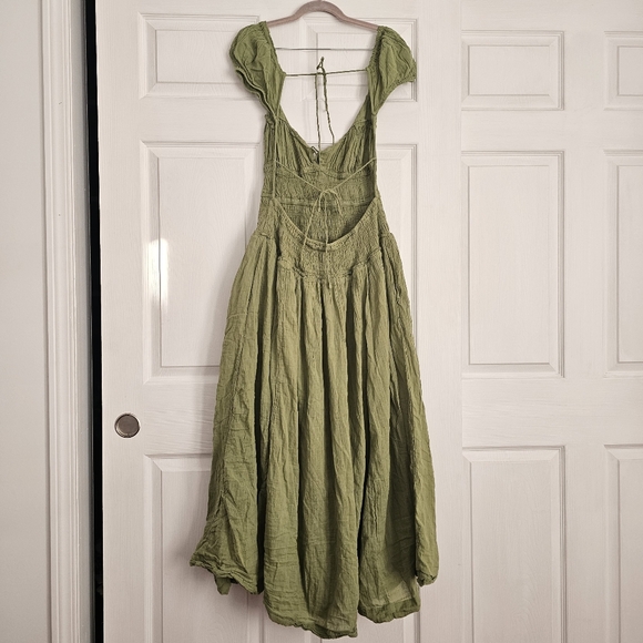 Free People Green Ankle Length Dress - Picture 3 of 10